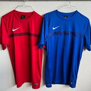 Men’s Nike dri-fit shirts. Size medium. Set of 2